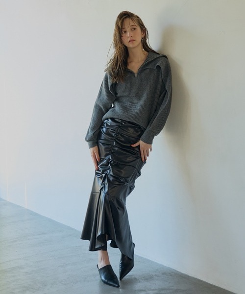 「FRAY I.D」 長袖ニット ONE SIZE ベージュ レディース_画像5