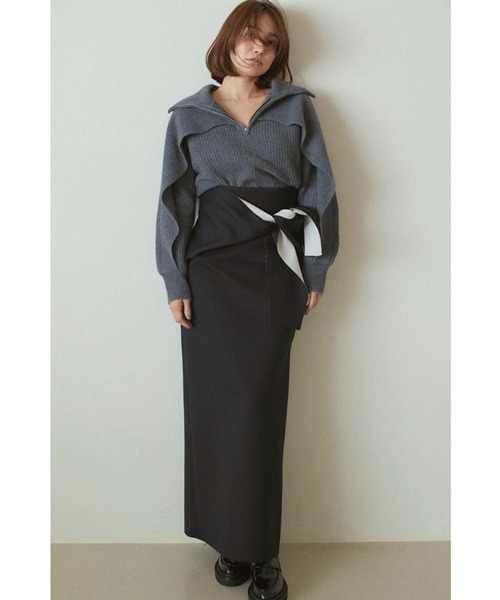 「FRAY I.D」 長袖ニット ONE SIZE ベージュ レディース_画像9