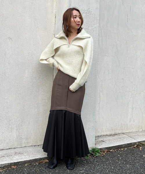 「FRAY I.D」 長袖ニット ONE SIZE ベージュ レディース_画像10