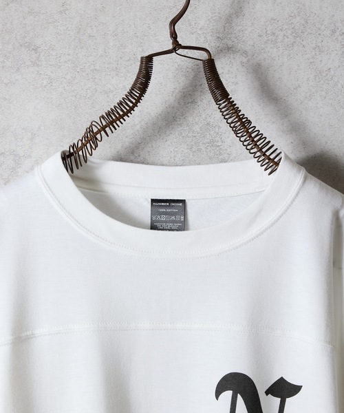 「NUMBER (N)INE」 長袖Tシャツ 3 ホワイト メンズの画像