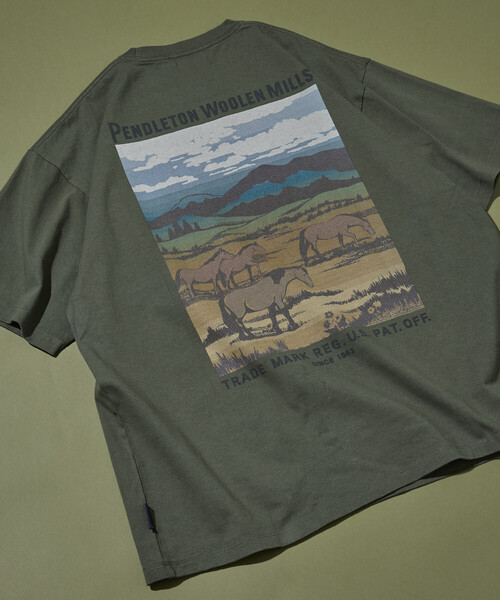 PENDLETON（ペンドルトン） tシャツ 別注 ヴィンテージブランケット