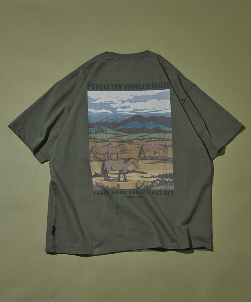PENDLETON（ペンドルトン） tシャツ 別注 ヴィンテージブランケット 
