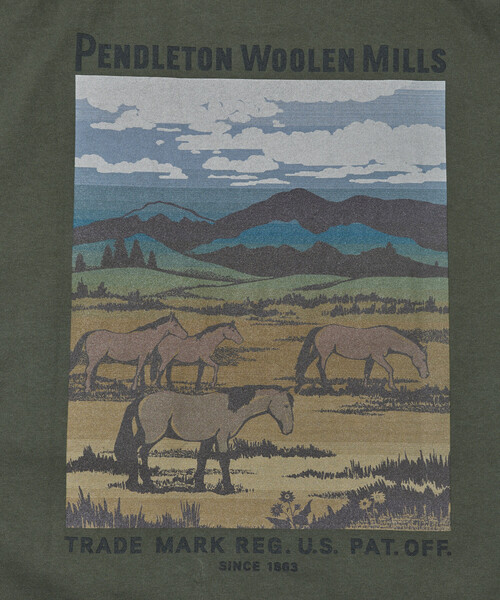 PENDLETON（ペンドルトン） tシャツ 別注 ヴィンテージブランケット