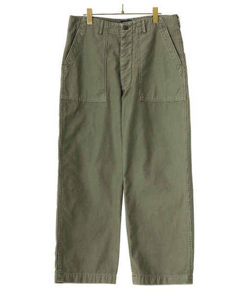 「REMI RELIEF NAVY LABEL」 カーゴパンツ L オリーブ メンズ_画像2