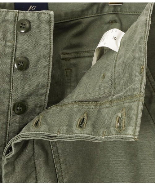 「REMI RELIEF NAVY LABEL」 カーゴパンツ L オリーブ メンズ_画像4