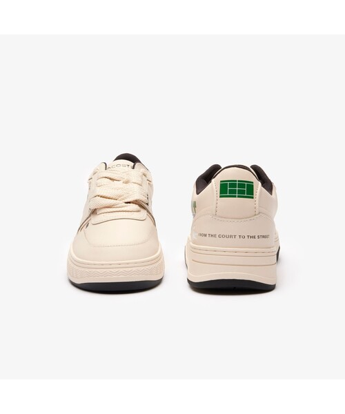 「LACOSTE」 ローカットスニーカー 26.0cm ホワイト×ブラック メンズ_画像5