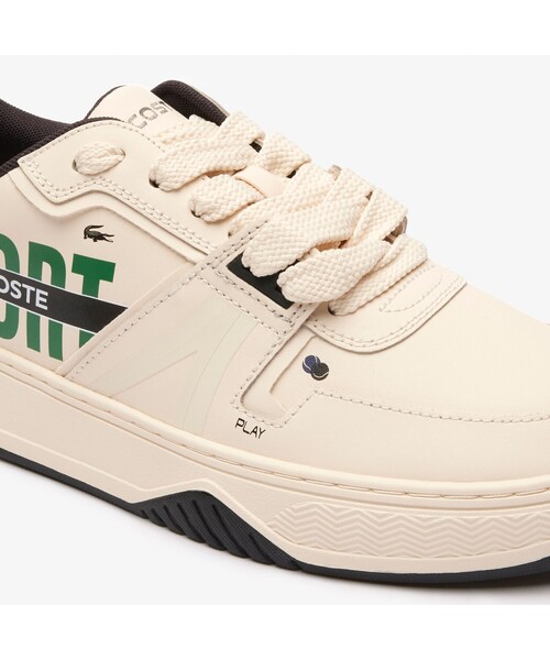 「LACOSTE」 ローカットスニーカー 26.0cm ホワイト×ブラック メンズ_画像6
