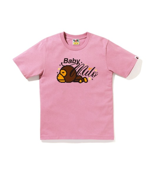 A BATHING APE（アベイシングエイプ） tシャツ RETRO PIXEL BABY MILO