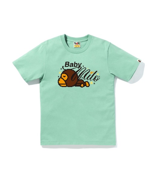 A BATHING APE（アベイシングエイプ） tシャツ RETRO PIXEL BABY MILO