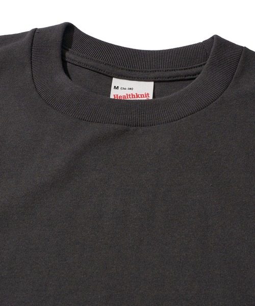 「Healthknit」 長袖Tシャツ MEDIUM オフホワイト メンズ_画像4