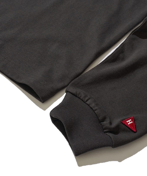 「Healthknit」 長袖Tシャツ MEDIUM オフホワイト メンズ_画像5