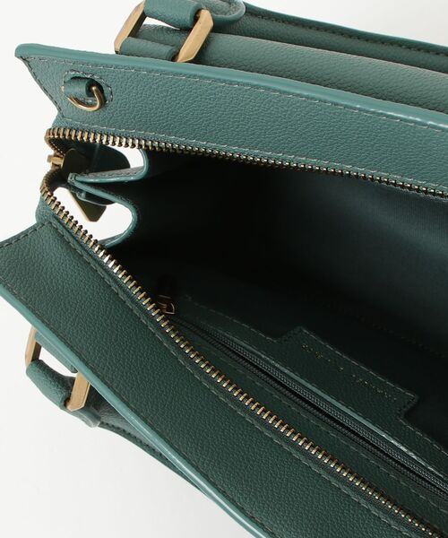 「CHARLES \u0026 KEITH」 ハンドバッグ M ブルーグリーン レディースの画像