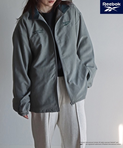 コート アウター 「Reebok/リーボック」フェイクスエードパイピング