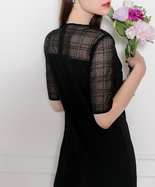 「Leja」 パンツドレス MEDIUM ブラック レディースの画像