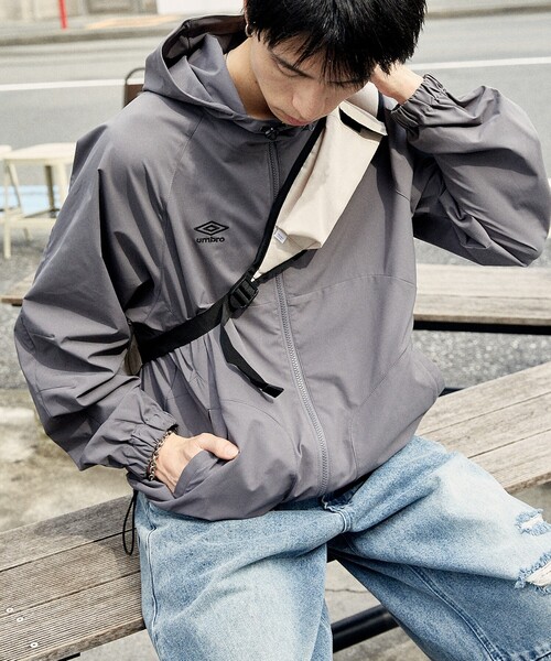 umbro（アンブロ） ブルゾン MEDIUM グレー メンズ : ZOZOTOWN Yahoo