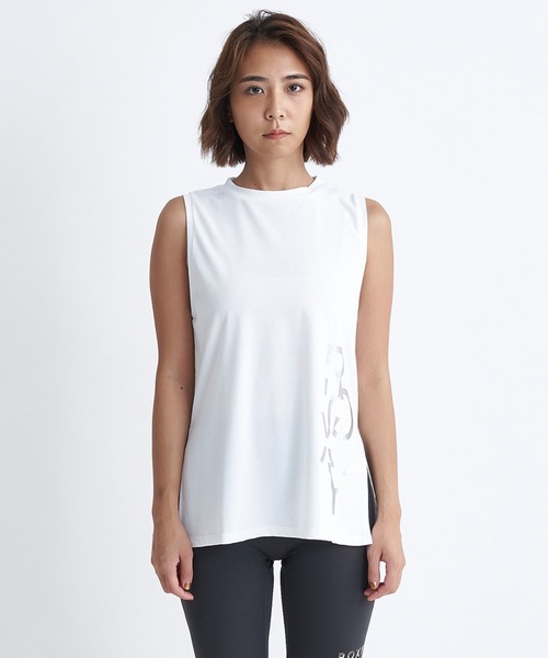 「ROXY」 ノースリーブトップス LARGE ミント レディース_画像2