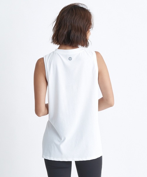 「ROXY」 ノースリーブトップス LARGE ミント レディース_画像3