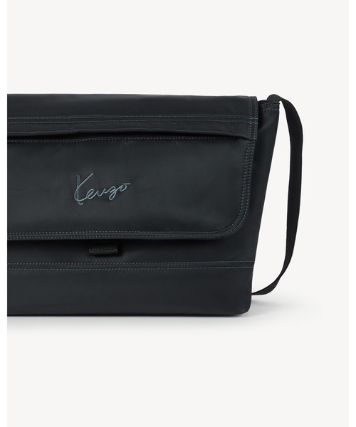 美品 希少 KENZO ロゴ 大容量 ショルダーバッグ メッセンジャーバッグ KENZO - 美品 希少 KENZO ロゴ 大容量 ショルダーバッグ