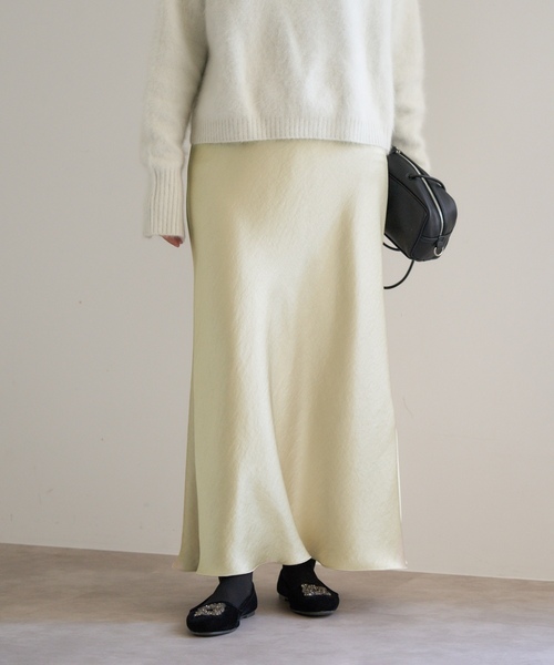 「IENA」 ロングスコート 36 ベージュ レディース