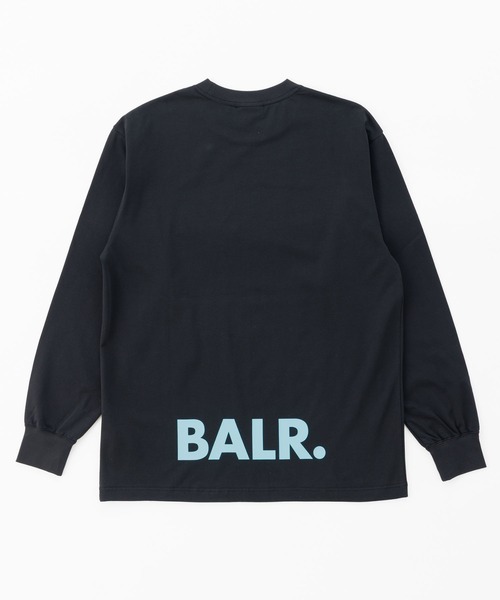 BALR.（ボーラー） 長袖Tシャツ X-LARGE ブラック×ブルー メンズ