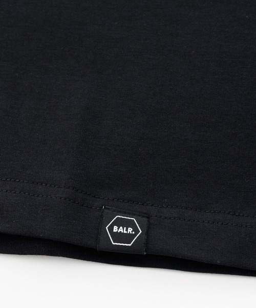 「BALR.」 長袖Tシャツ X-LARGE ブラック×ブルー メンズ_画像9