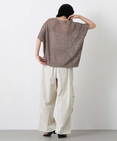 ワイドパンツ パンツ パラシュートカーゴパンツ レディースの画像