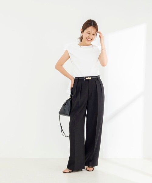 NOLLEY'S（ノーリーズ） ワイドパンツ パンツ 「セットアップ対応