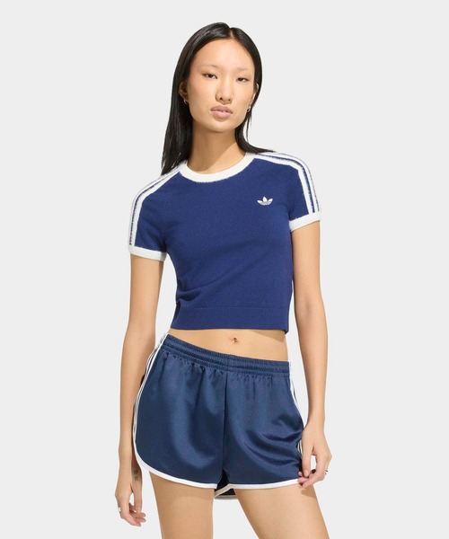 adidas（アディダス） adidas tシャツ 半袖 ニット Tシャツ