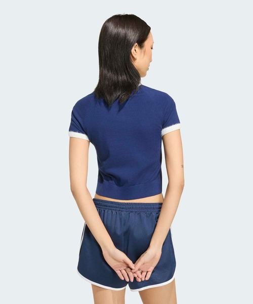 adidas（アディダス） adidas tシャツ 半袖 ニット Tシャツ