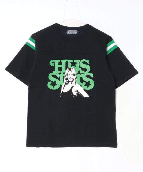 ✨大人気✨ HYSTERIC GLAMOUR ヒステリックグラマー 半袖T 黒 HYSTERIC GLAMOUR（ヒステリックグラマー） 半袖Tシャツ LARGE