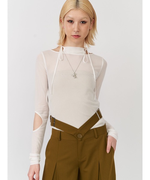 PAMEO POSE（パメオ ポーズ） 長袖カットソー FREE ブラック