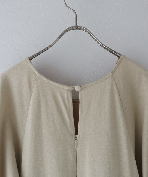「J by blue」 半袖ワンピース MEDIUM ブラウン レディース_画像9