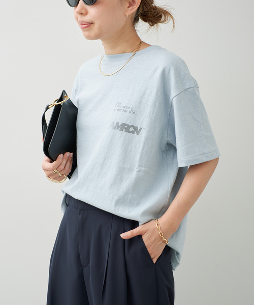 AMERICANA（アメリカーナ） tシャツ 半袖 「AMERICANA/アメリカーナ