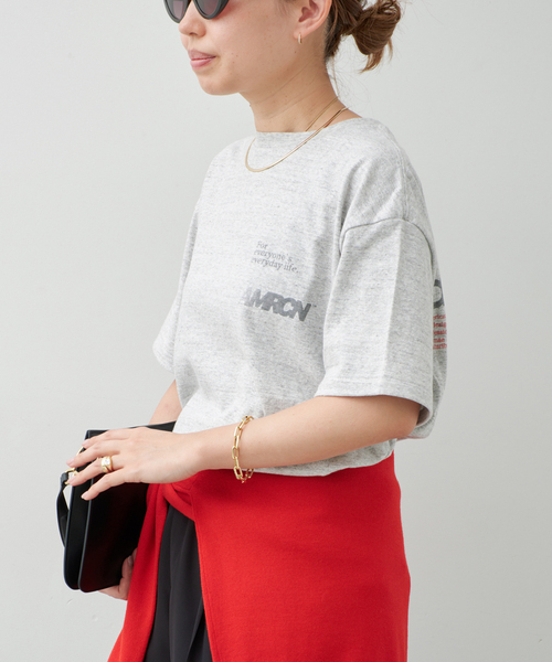 AMERICANA（アメリカーナ） tシャツ 半袖 「AMERICANA/アメリカーナ