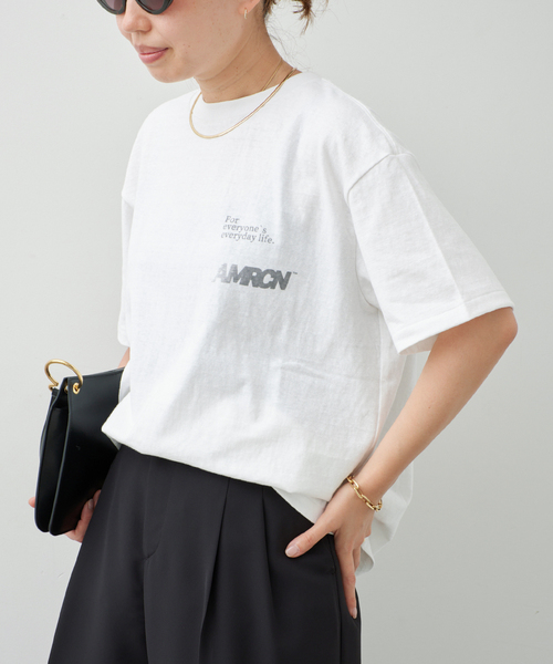 AMERICANA（アメリカーナ） tシャツ 半袖 「AMERICANA/アメリカーナ