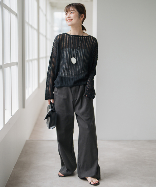 「Spick & Span」 チノパンツ 36 イエロー レディース_画像2