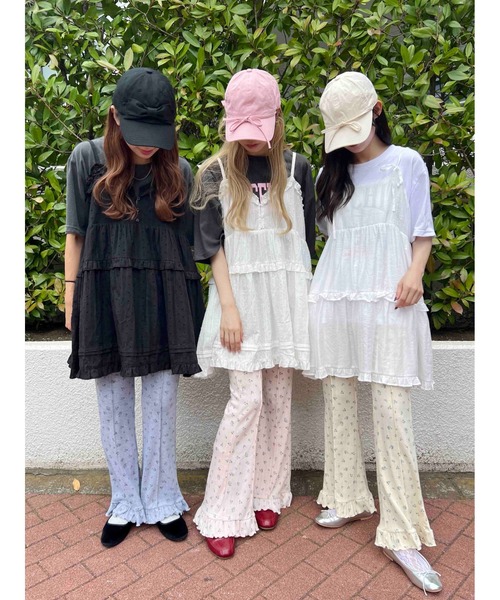 「WC」 ブーツカットパンツ FREE アイボリー レディース_画像5