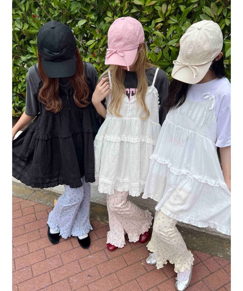 「WC」 ブーツカットパンツ FREE アイボリー レディース_画像6