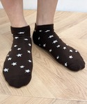 靴下 WEGO/ミニスター総柄ショートソックス...の詳細画像1