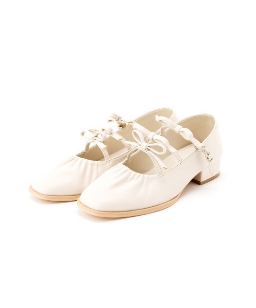 「Casselini」 パンプス 23cm アイボリー レディース_画像2