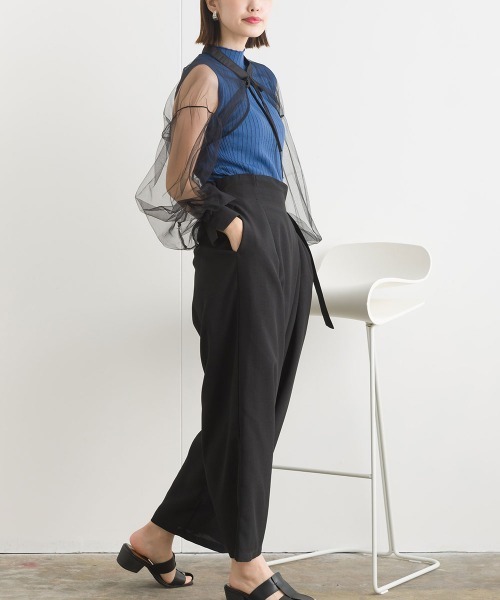 「terrace」 ボレロ MEDIUM ブラック レディース_画像7
