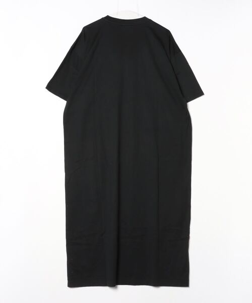 「ATON」 Tシャツワンピース ONE SIZE ブラック レディース_画像2