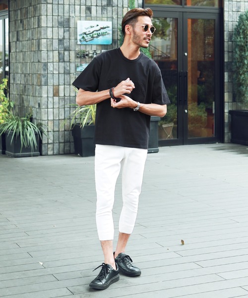 JIGGYS SHOP ジーンズ スーパー ストレッチ デニム クロップド