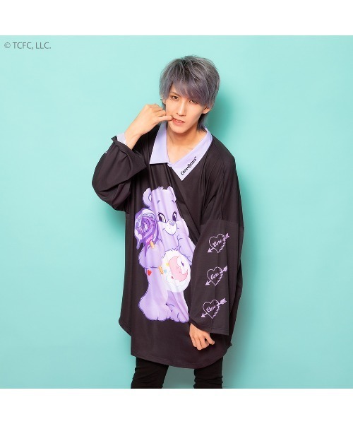 TRAVAS TOKYO tシャツ Tシャツ 【TRAVAS × ケアベア SPECIAL  