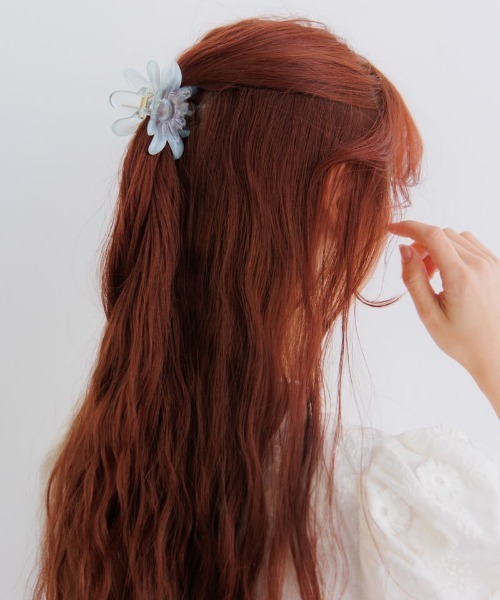 flower〜ゆめいろ　ヘアクリップ flower ヘアクリップ カモミールクリアクリップ : ZOZOTOWN Yahoo!店