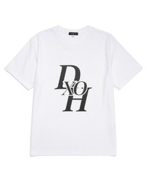 DXOH tシャツ A'GEM/9 × .kom「DXOH/ディソエイチ」STACK LOGO T