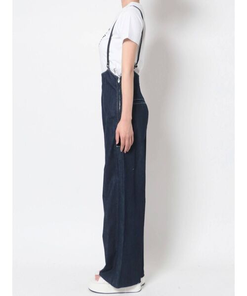 EMODA ナローデニムワンピース サロペット EMODA ナローデニムワンピース サロペット - メルカリ