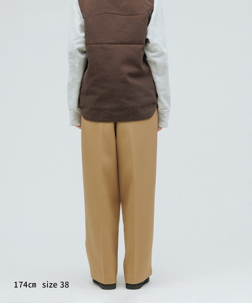 M TO R パンツ 「SUSTAINABLE」DOUBLETUCK WIDE PANTS M TO R パンツ 「SUSTAINABLE」DOUBLETUCK WIDE PANTS