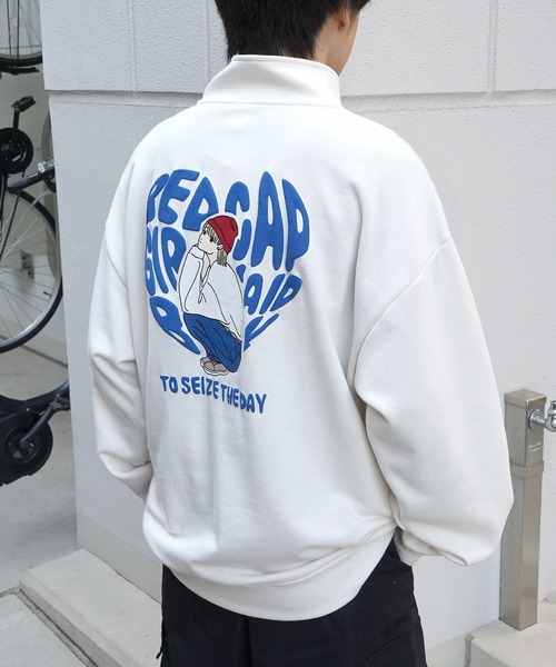 RED CAP GIRL トレーナー スウェット 「RED GIRL」25SS ビッグ