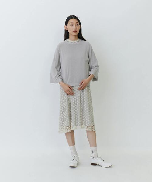 LOISIR ワンピース ケミカルレースノースリーブワンピース : ZOZOTOWN